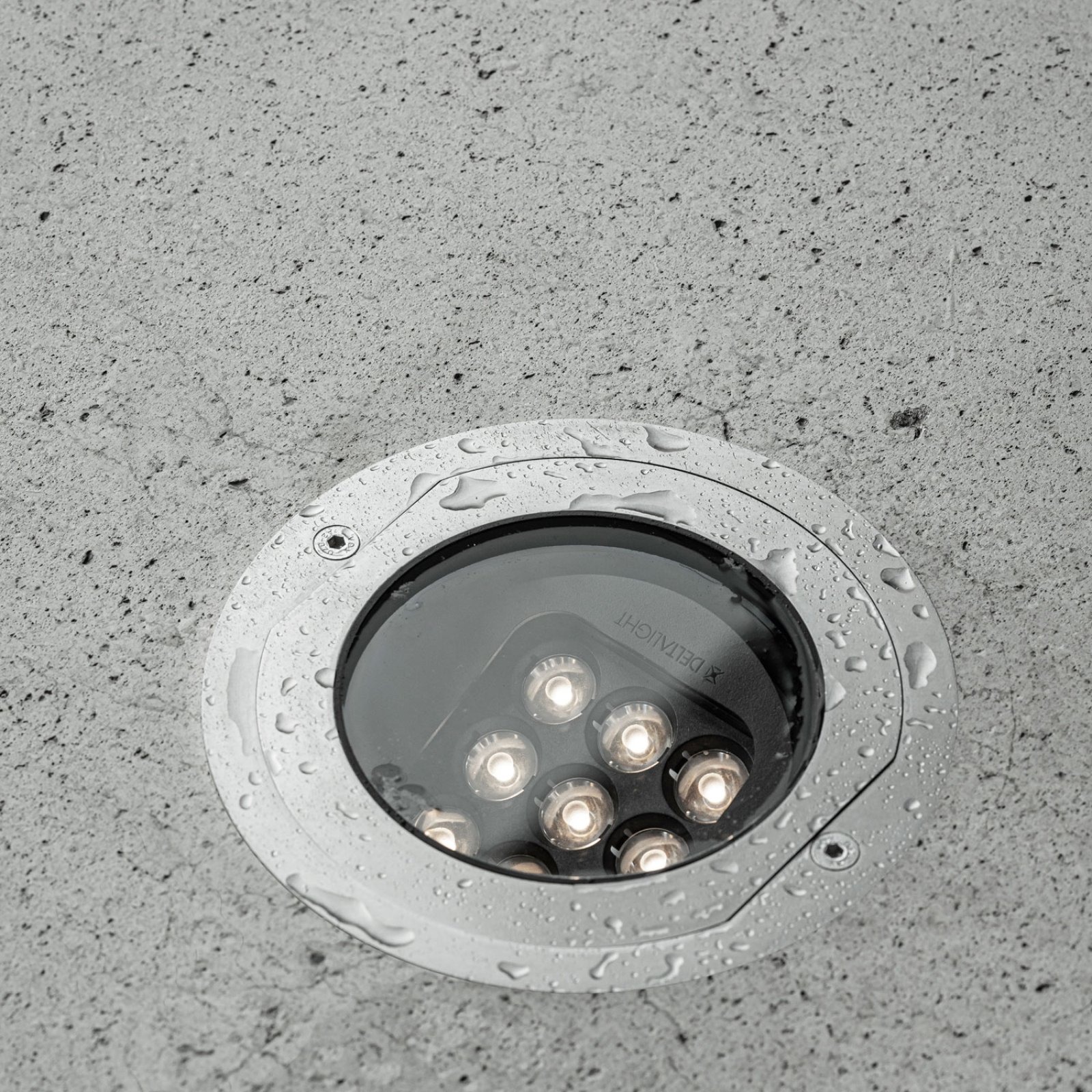 LOGIC 190 R OK 92714 INOX нерж. сталь Delta Light грунтовый светильник 7